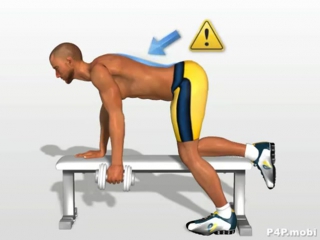 dumbbell row exercise for back muscles-