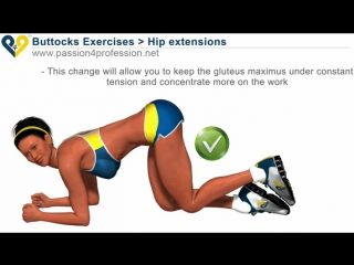 hip extensions butt exercise for women