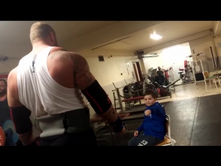 hafthor bjornsson - training