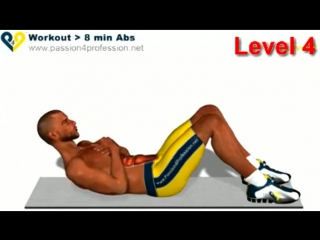 8 min abs workout - level 4