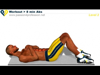 8 min abs workout - level 2