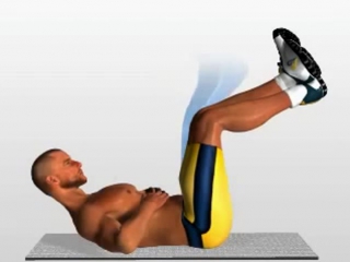 reverse crunch - lower abs