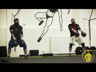 when men are stronger than jocks. new workouts of the bearded man